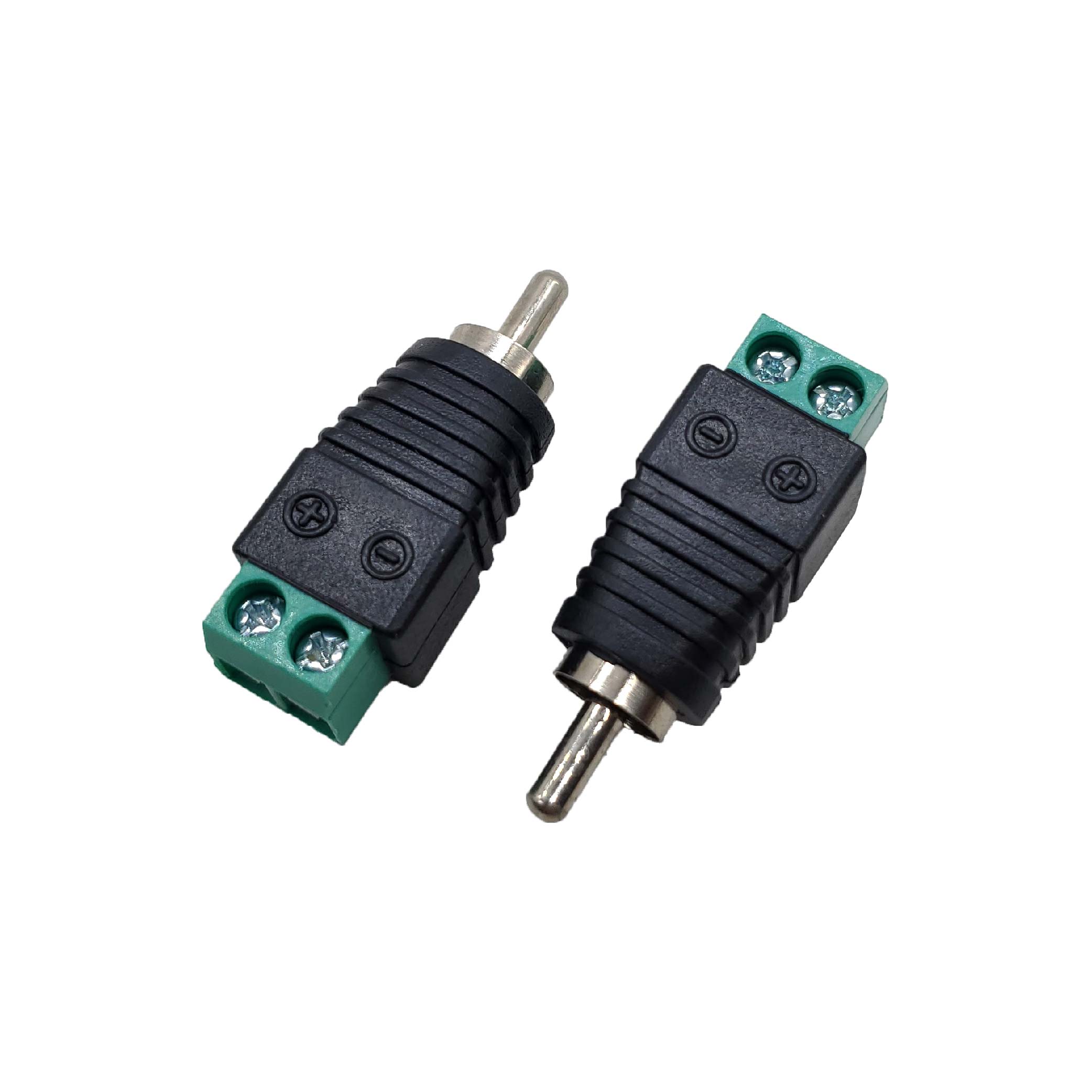 免焊接 RCA蓮花公頭 轉 2Pin端子 免焊接 RCA蓮花公頭 轉 2Pin端子