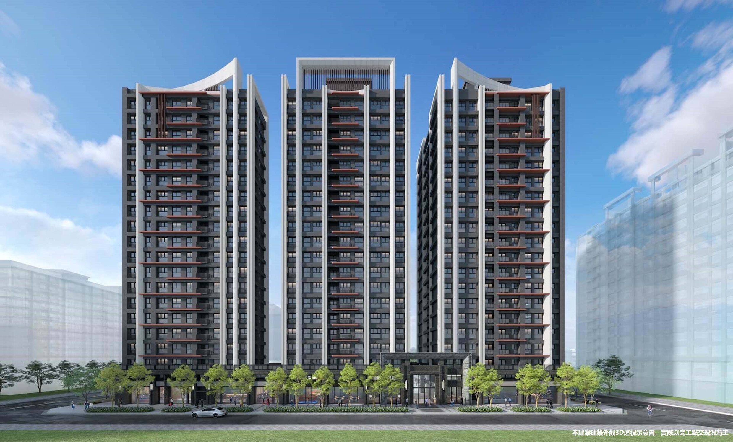 桃園蘆竹「皇普MOMA」即將完工，成交4字頭，鄰近國1、國2，霸佔青埔、南崁、藝文等五核心C位