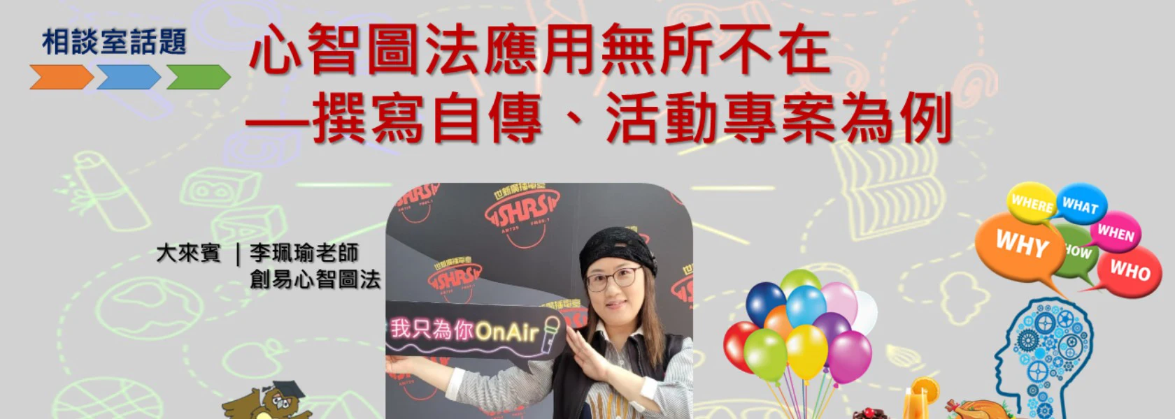 心智圖法應用無所不在 ―撰寫自傳、活動專案為例 心智圖法應用無所不在 ―撰寫自傳、活動專案為例