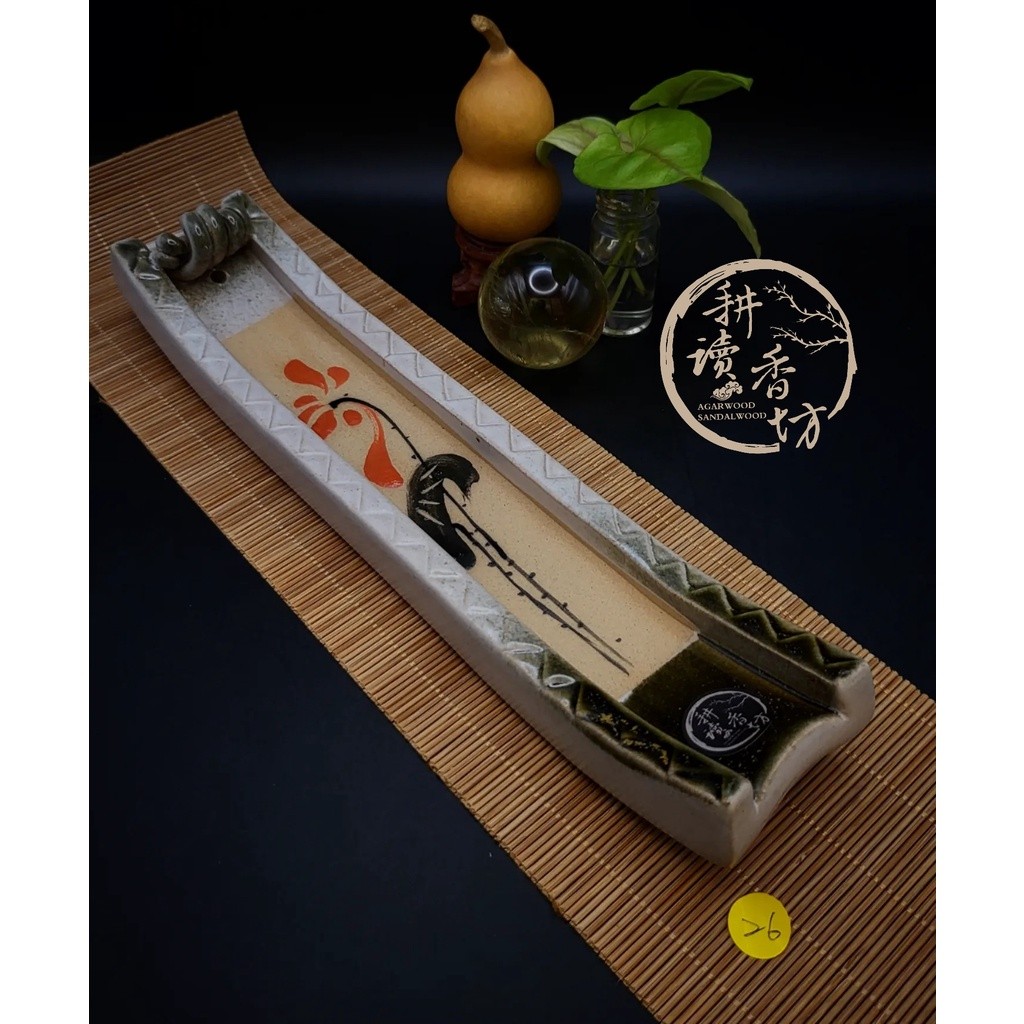 耕讀香坊] 台灣鶯歌全手工陶瓷香插陶|-耕讀香坊-商品介紹