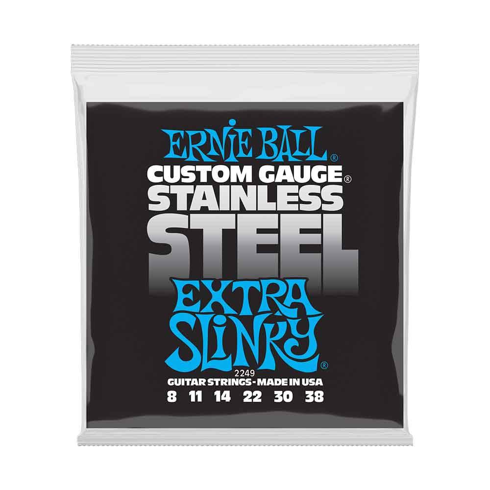 Ernie Ball Extra Slinky Stainless Steel 2249 經典不鏽鋼 電吉他套弦 08-38