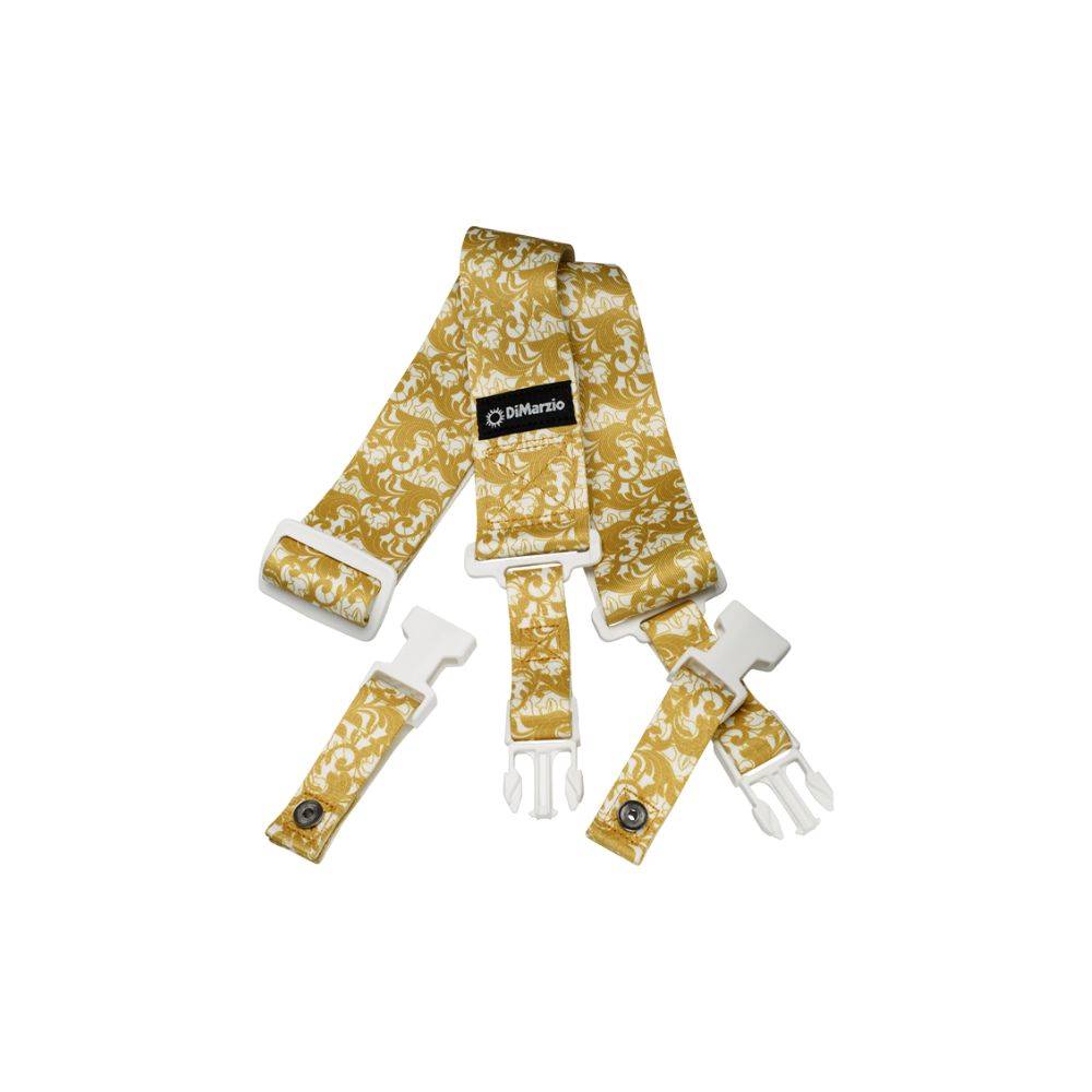 Dimarzio Steve Vai ClipLock Guitar Strap - UtoPIA™ White & Gold Dimarzio Steve Vai ClipLock Guitar Strap - UtoPIA™ White & Gold