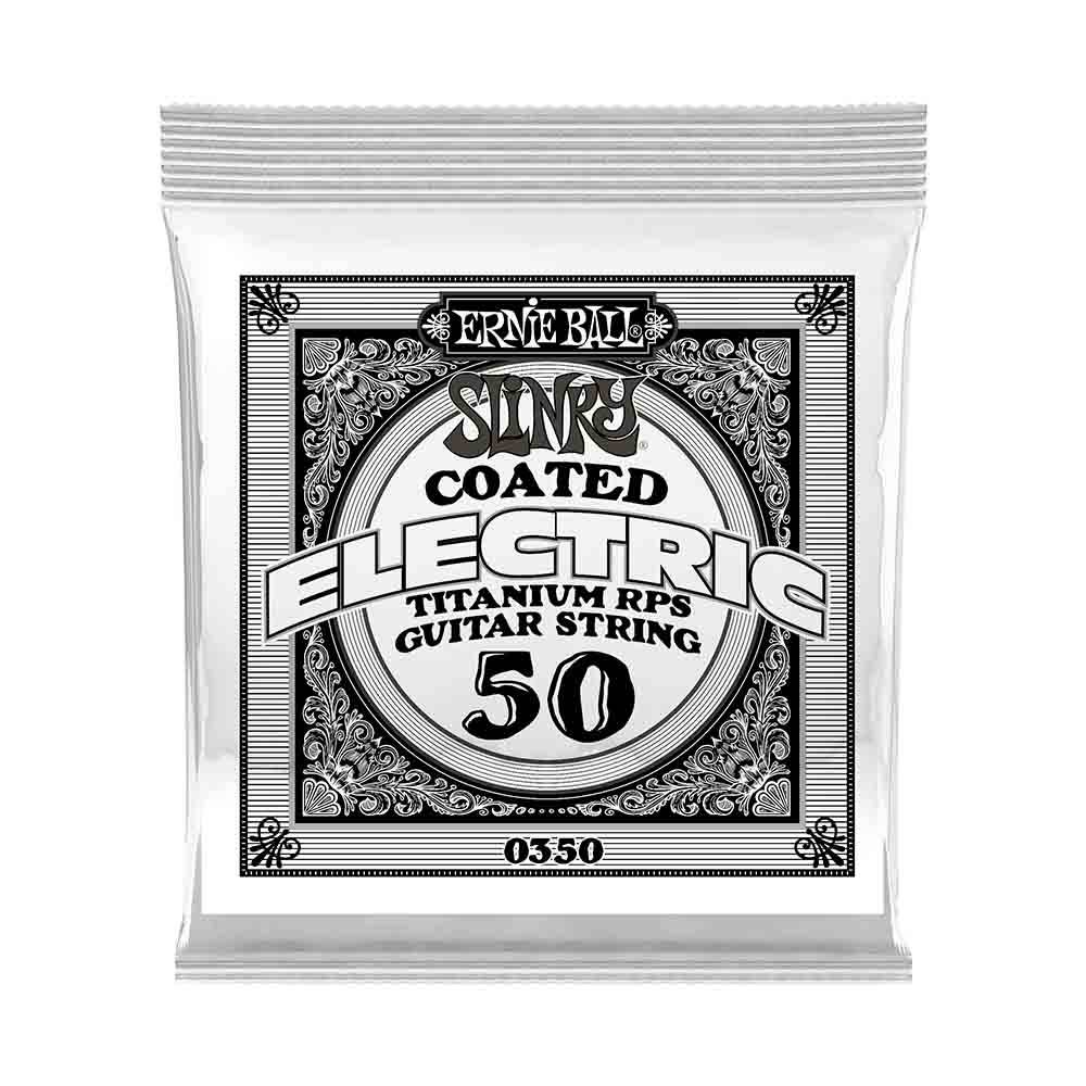 Ernie Ball Slinky Coated Nickel Wound 0350 超薄膜鍍鎳 電吉他零弦 (單入裝) 50