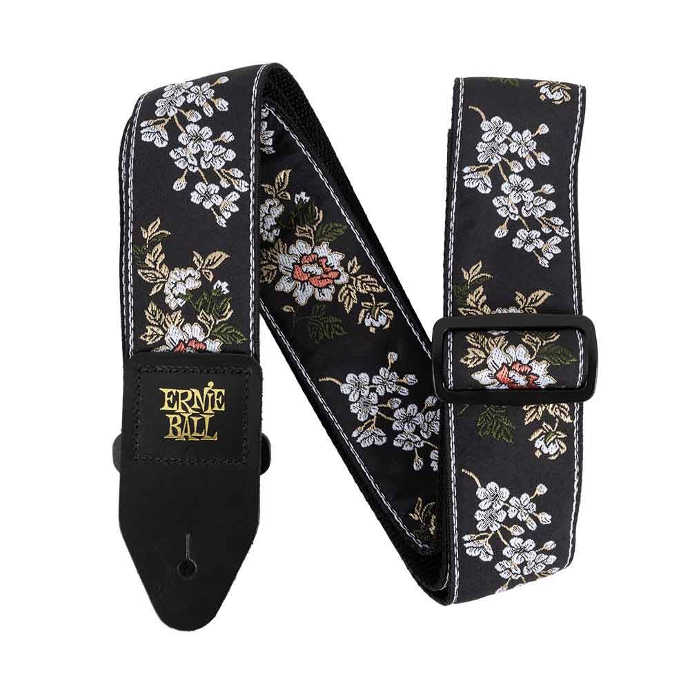 Ernie Ball Classic Jacquard Strap - White Blossom 5362 背帶