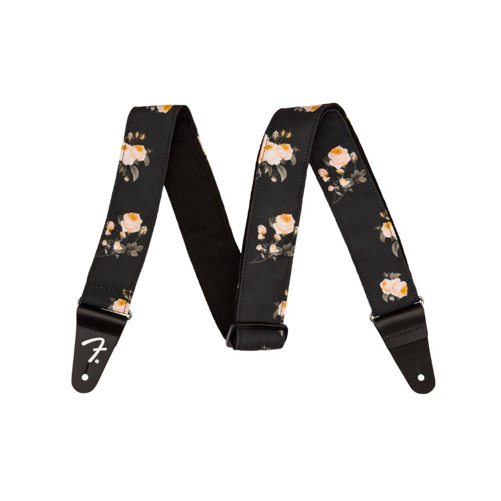 Fender Floral Straps Black 背帶