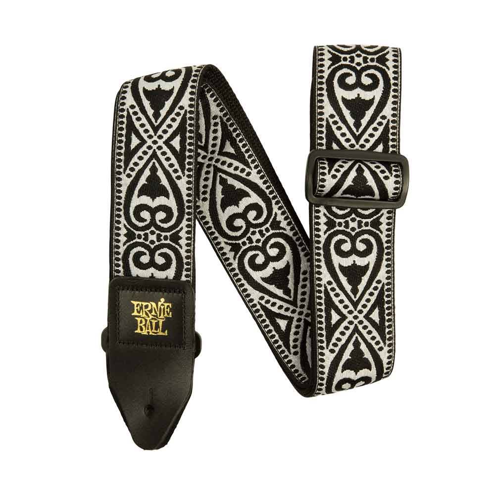 Ernie Ball Classic Jacquard Strap - Black Heart 5345 背帶