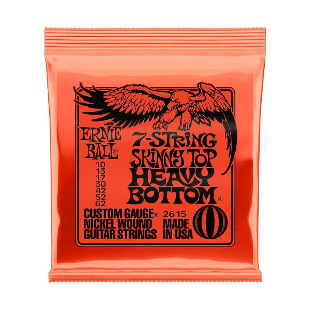 Ernie Ball Skinny Top Heavy Bottom Slinky 2615 鎳纏繞 電吉他七弦套弦 10-62