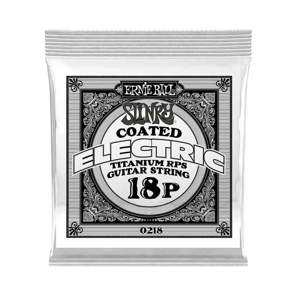 Ernie Ball RPS Coated Titanium 0218 鍍膜鈦強化 電吉他零弦 (單入裝) 18