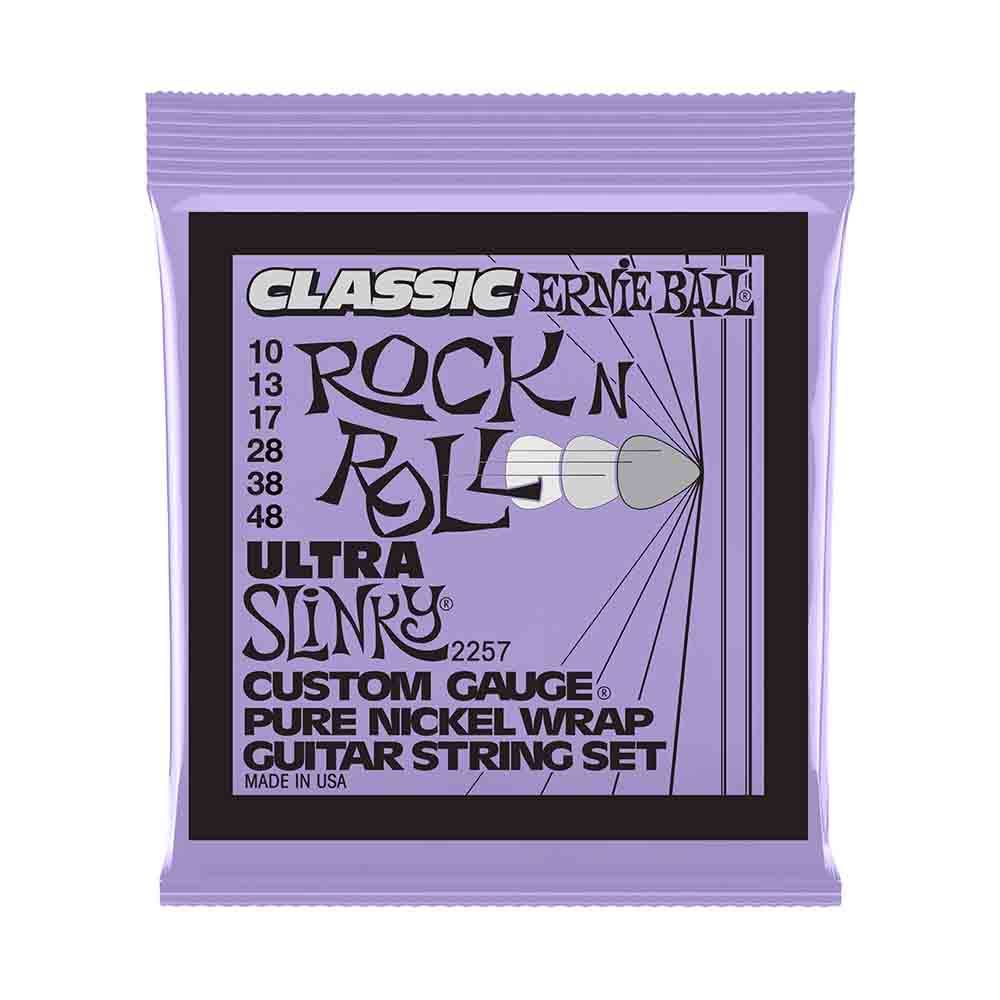 Ernie Ball Ultra Slinky Classic Rock n Roll Pure Nickel Wrap 2257 經典搖滾鈍鎳 電吉他套弦 10-48 Ernie Ball Ultra Slinky Classic Rock n Roll Pure Nickel Wrap 2257 經典搖滾鈍鎳 電吉他套弦 10-48