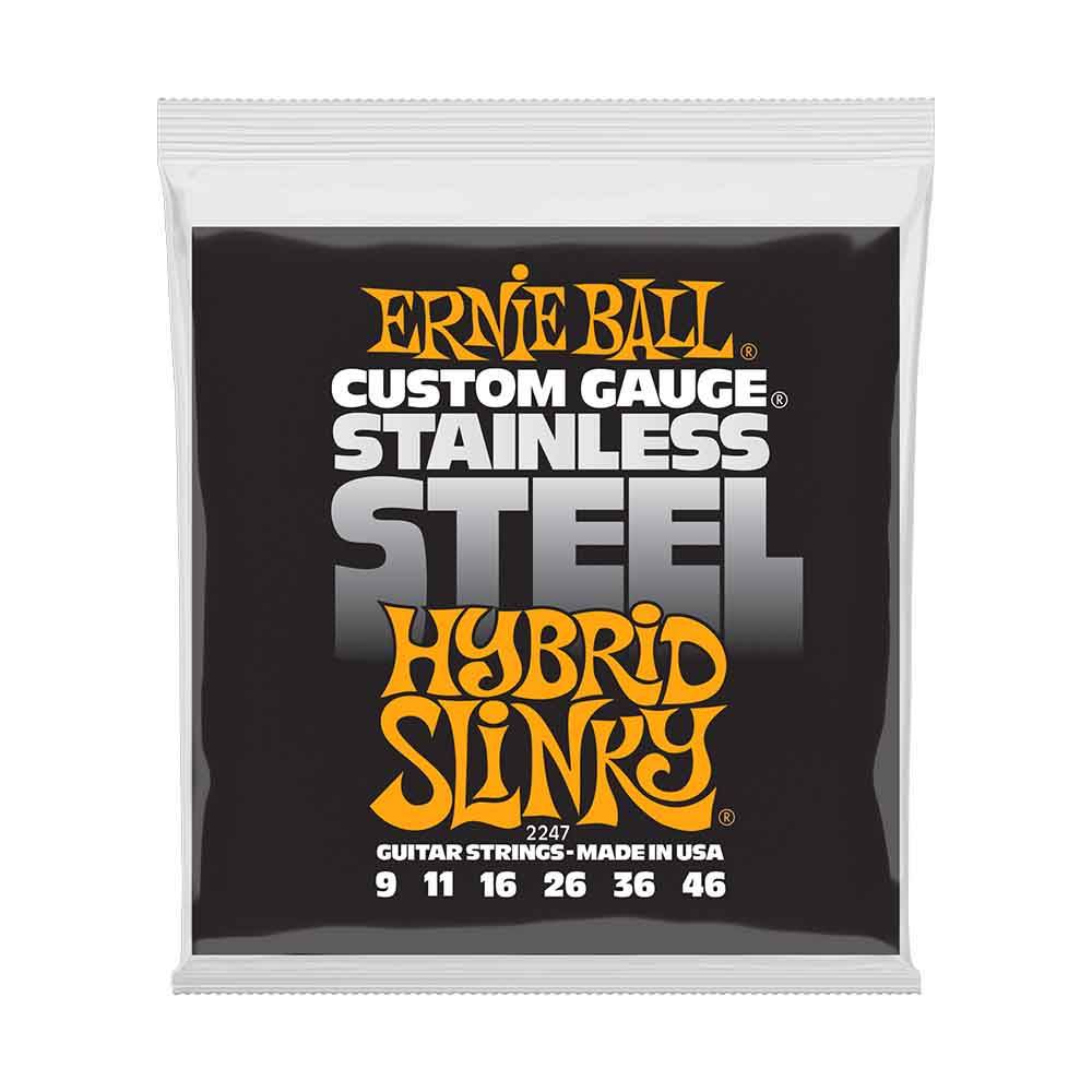 Ernie Ball Hybrid Slinky Stainless Steel 2247 經典不鏽鋼 電吉他套弦 09-46