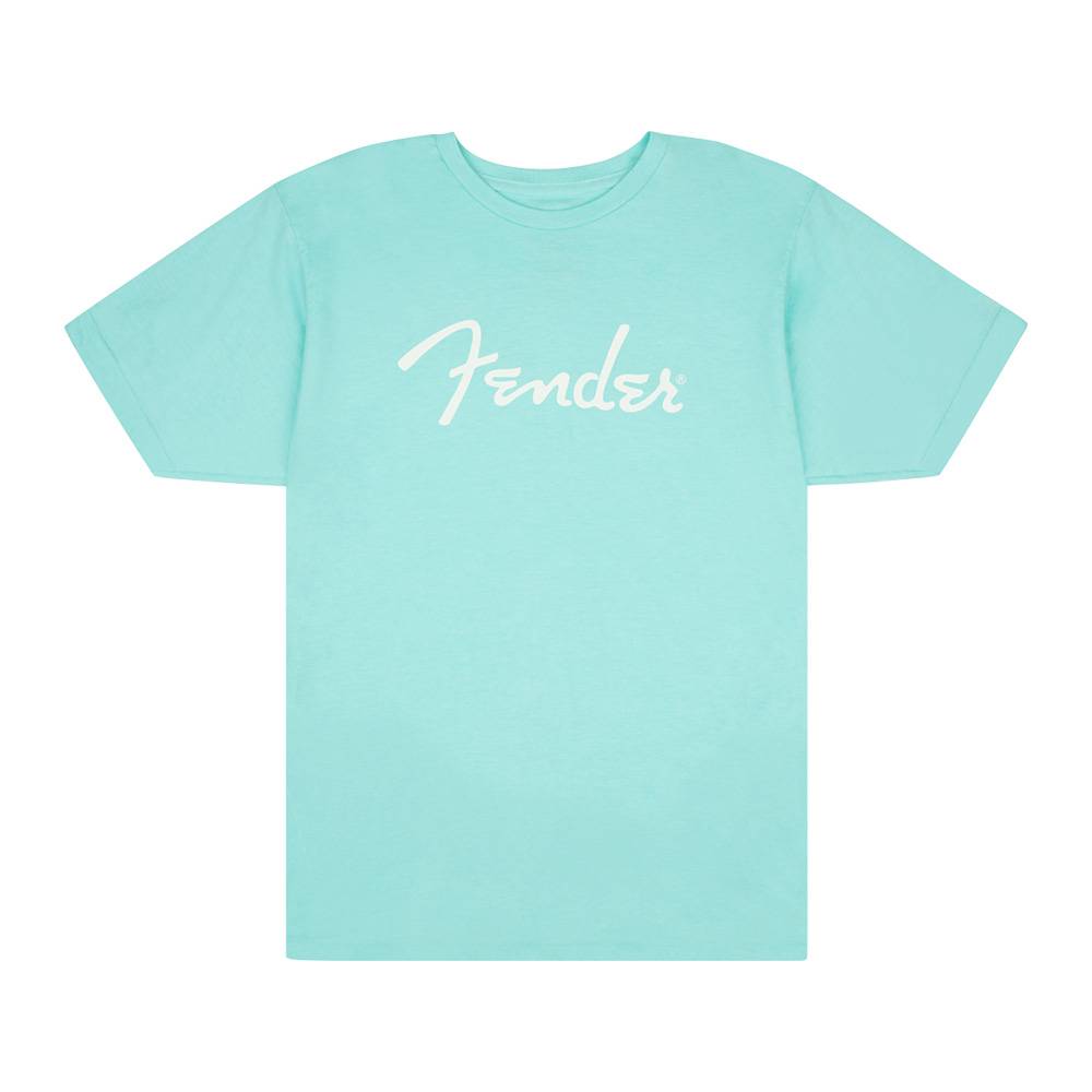 Fender Spaghetti Logo T-Shirt Daphne Blue T恤