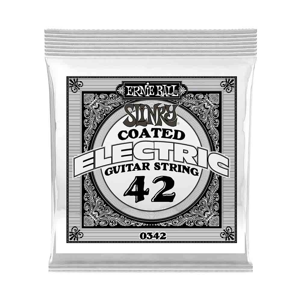 Ernie Ball Slinky Coated Nickel Wound 0342 超薄膜鍍鎳 電吉他零弦 (單入裝) 42 Ernie Ball Slinky Coated Nickel Wound 0342 超薄膜鍍鎳 電吉他零弦 (單入裝) 42