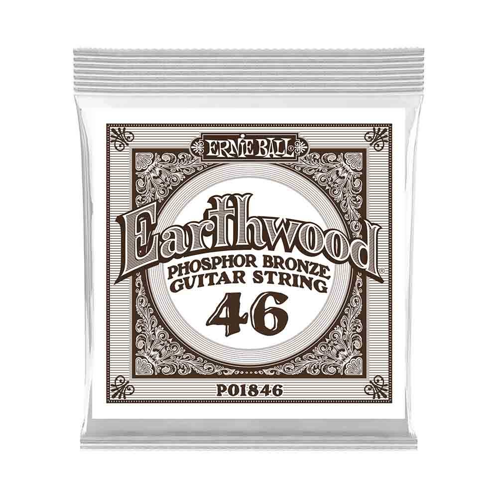Ernie Ball Earthwood Phosphor Bronze 1846 經典純粹 民謠吉他零弦 (單入裝) 46