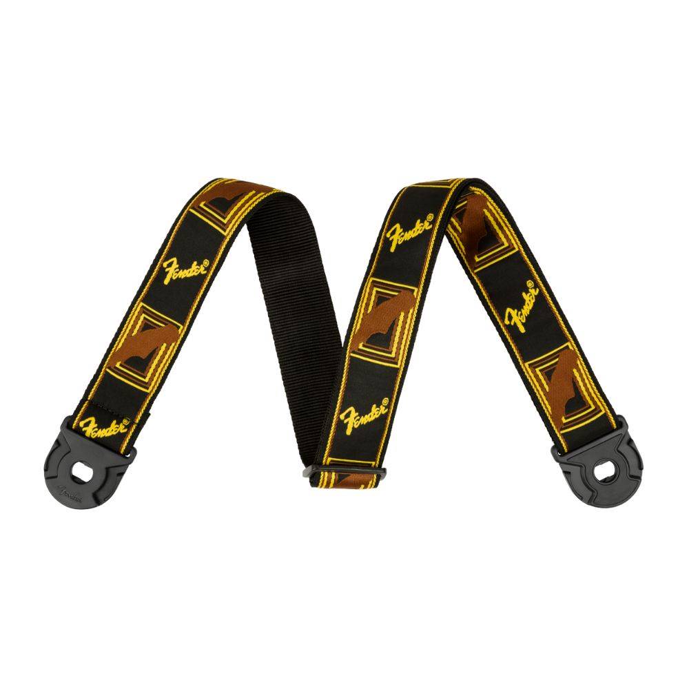 Fender Quick Grip Locking End Straps Brown 背帶