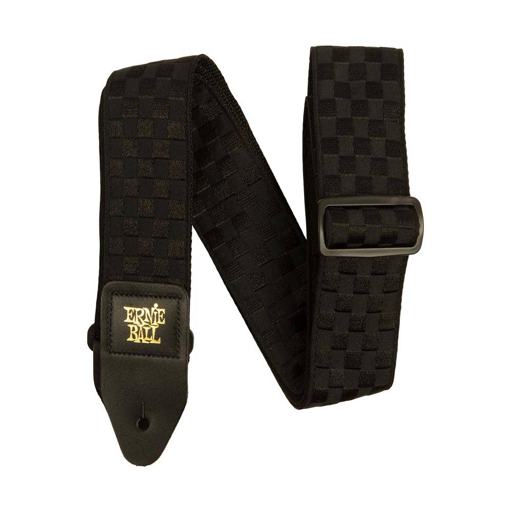 Ernie Ball Classic Jacquard Strap - Black Checkers 5341 背帶