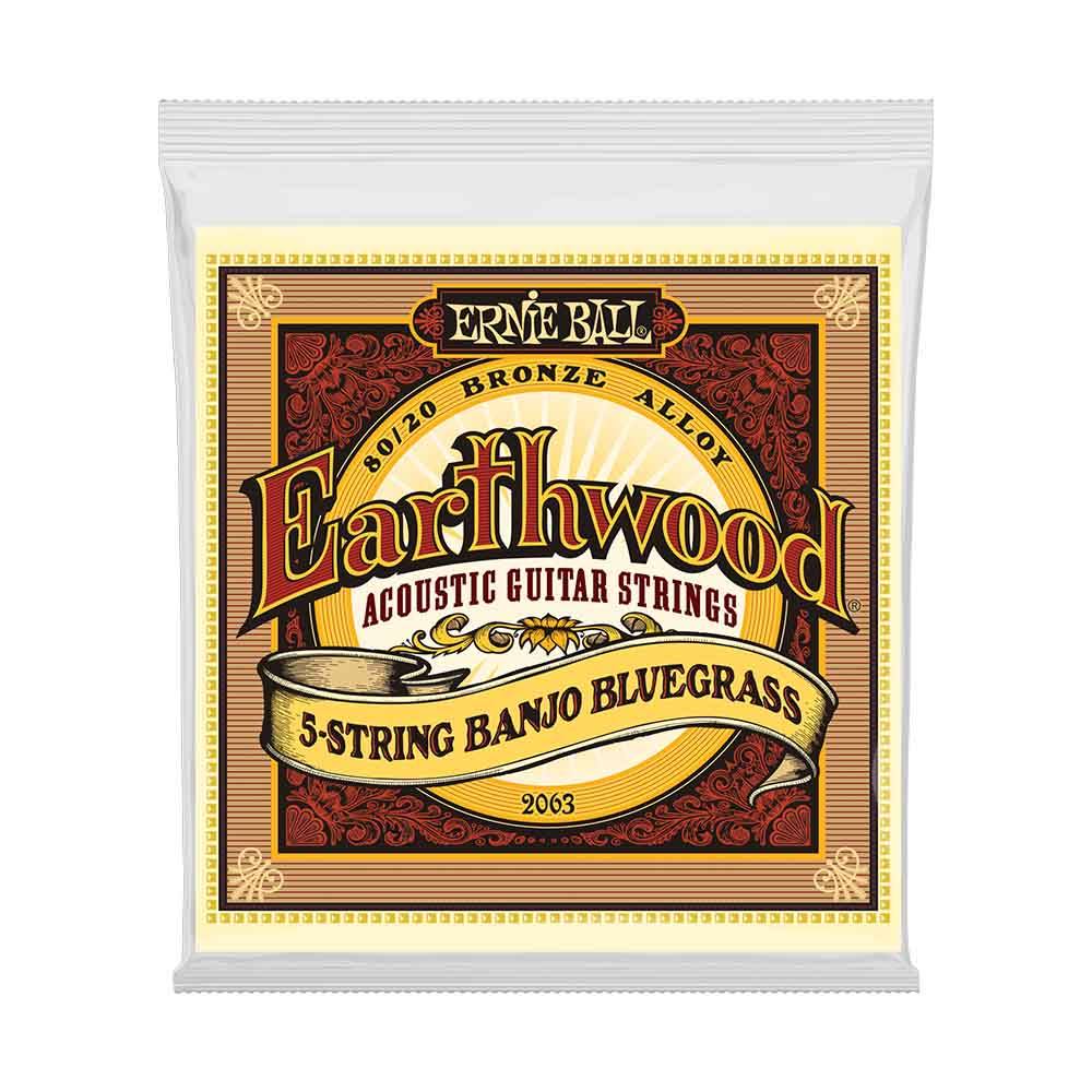 Ernie Ball Earthwood 5-String Banjo Bluegrass Loop End 80/20 Bronze 2063 經典純粹 09-09