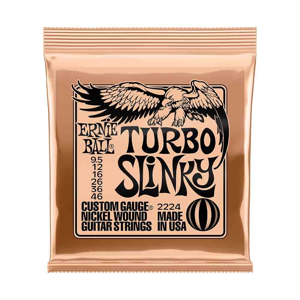Ernie Ball Turbo Slinky 2224 鎳纏繞 電吉他套弦 9.5-46
