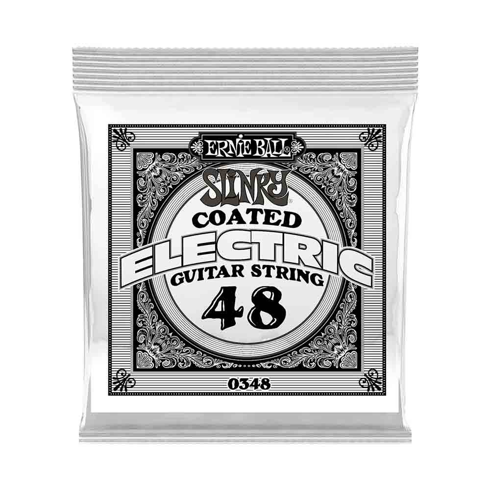 Ernie Ball Slinky Coated Nickel Wound 0348 超薄膜鍍鎳 電吉他零弦 (單入裝) 48