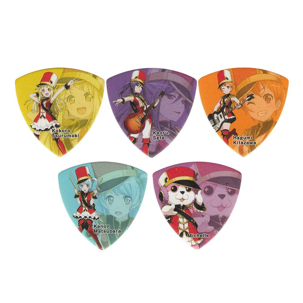 ESP BanG Dream Hello Happy World 聯名款匹克(五入組)