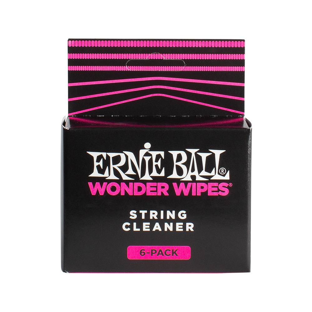 Ernie Ball Wonder Wipes String Cleaner - 6 Pack 4277 琴弦清潔隨身包 (6入組)