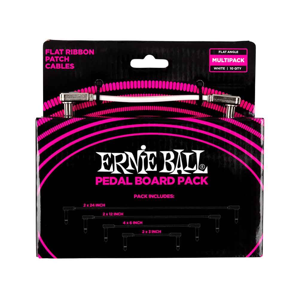 Ernie Ball Flat Ribbon Patch Cable Pedalboard Multi-Pack 導線十入組 (共3色) Ernie Ball Flat Ribbon Patch Cable Pedalboard Multi-Pack 導線十入組 (共3色)
