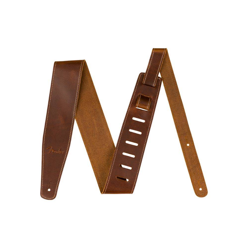 Fender Broken-In Leather Straps Tan 背帶