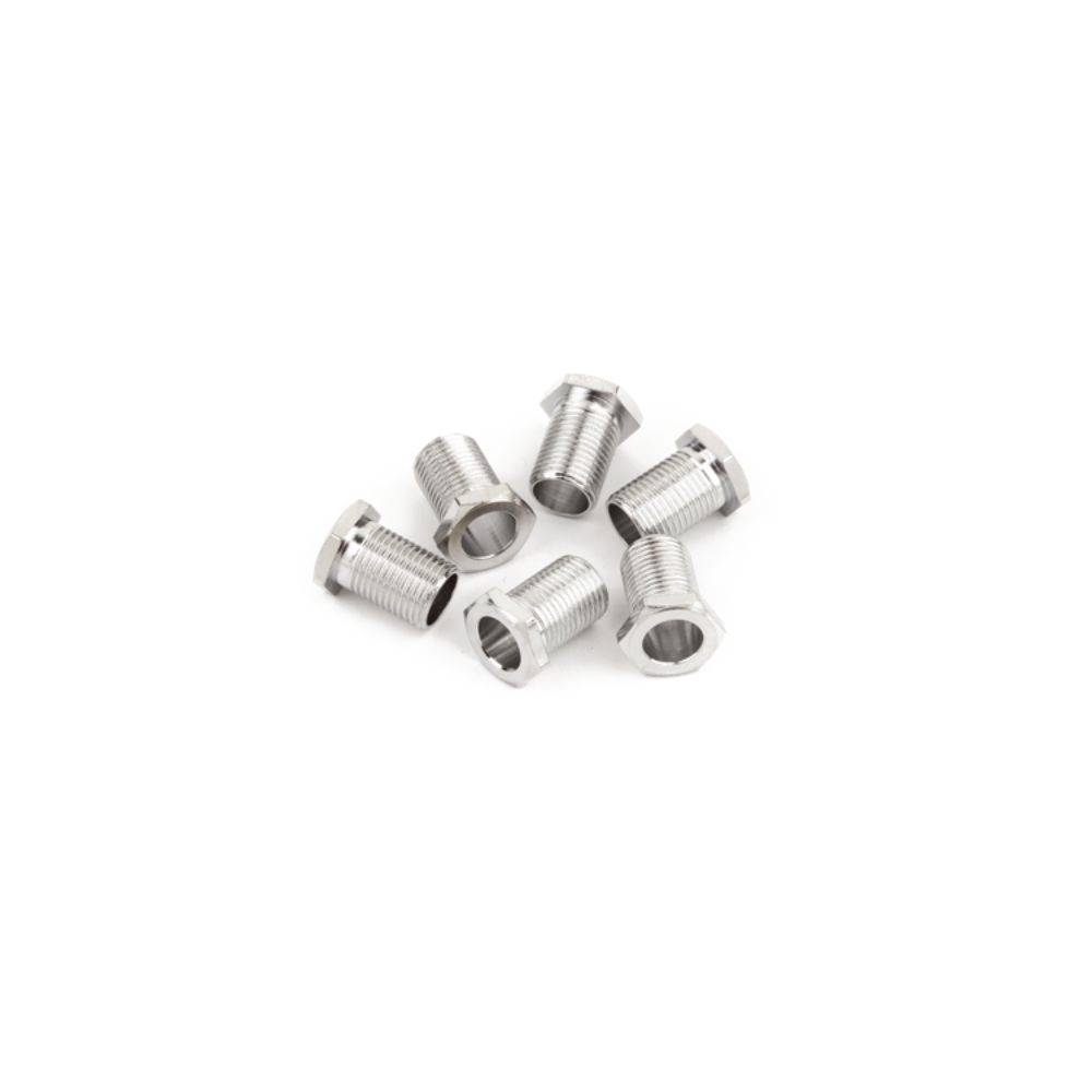 Fender  Tuning Machine Bushings - American Deluxe/American Series Guitars, Chrome (6) 軸襯
