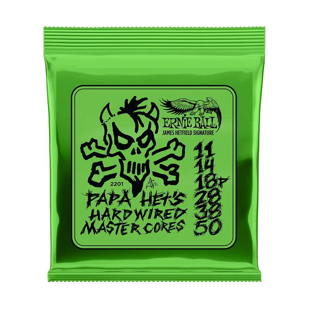 Ernie Ball Papa Het's Hardwired Master Cores Signature Strings 2201 電吉他套弦 11-50