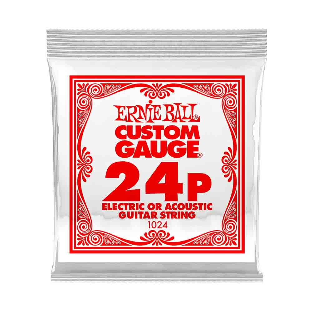 Ernie Ball Custom Gauge Plain Steel 1024 經典不鏽鋼 電吉他零弦 (單入裝) 24 Ernie Ball Custom Gauge Plain Steel 1024 經典不鏽鋼 電吉他零弦 (單入裝) 24