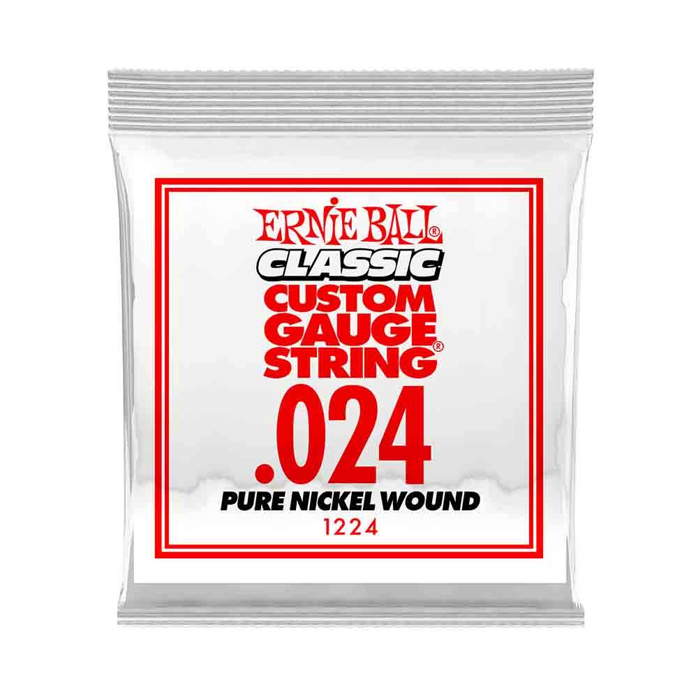 Ernie Ball Classic Pure Nickel Wound 1224 經典搖滾鈍鎳 電吉他零弦 (單入裝) 24 Ernie Ball Classic Pure Nickel Wound 1224 經典搖滾鈍鎳 電吉他零弦 (單入裝) 24