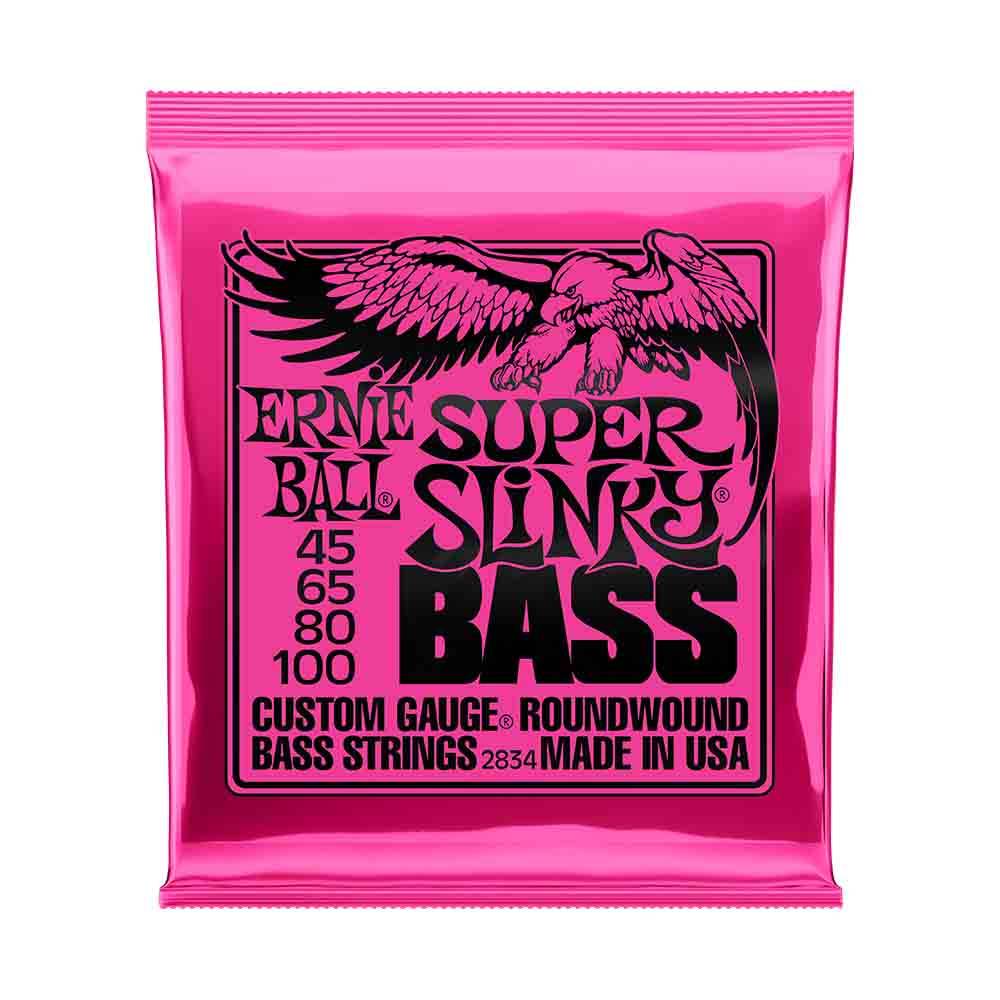 Ernie Ball Super Slinky 2834 鎳纏繞 電貝斯套弦 45-100