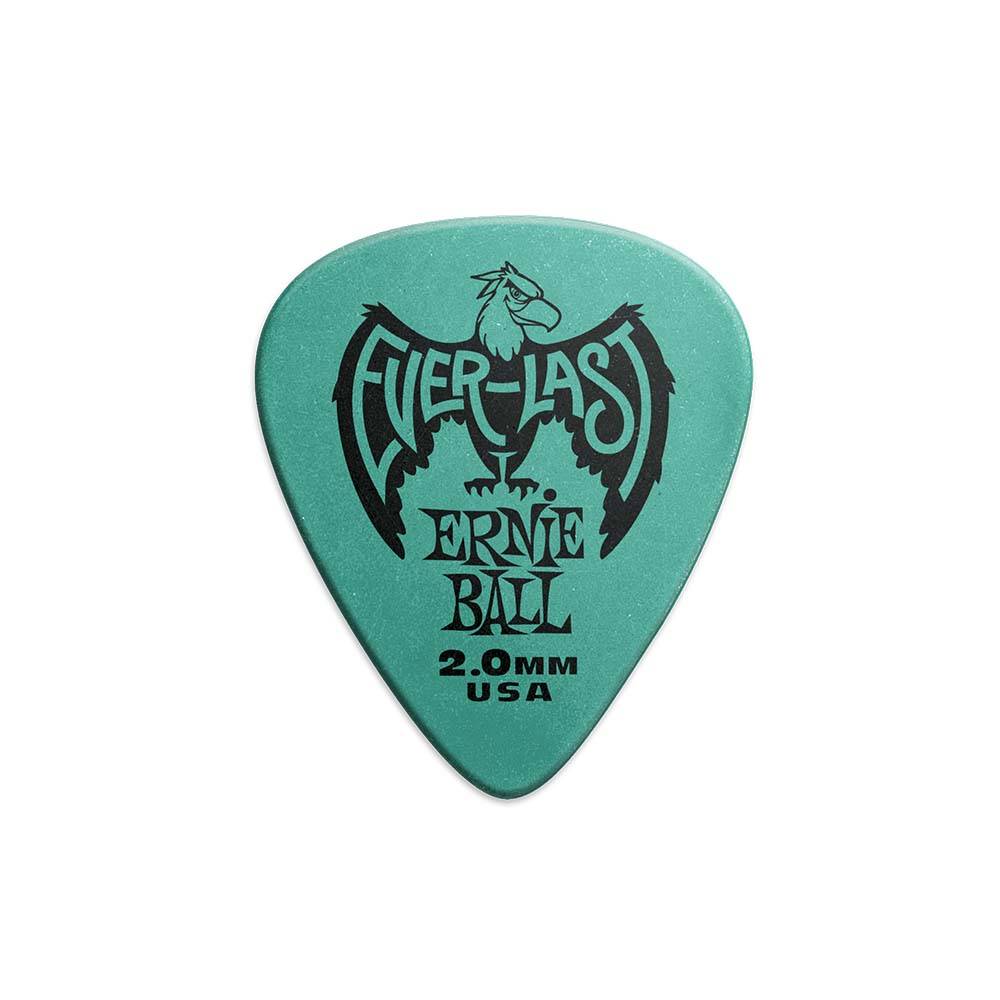 Ernie Ball Everlast Picks Teal 2.0mm 9196 匹克 (12片裝)