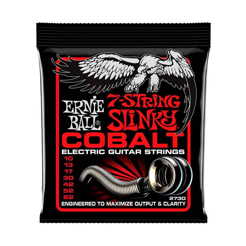Ernie Ball Skinny Top Heavy Bottom Slinky Cobalt 2730 高出力鈷弦 電吉他七弦套弦 10-62
