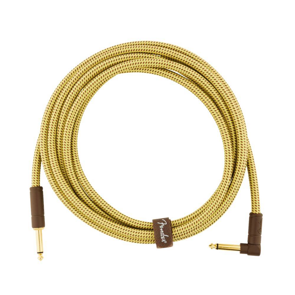 Fender Deluxe Series Tweed Instrument Cables - Tweed S/A 吉他導線 (10ft/15ft/18.6ft/25ft)