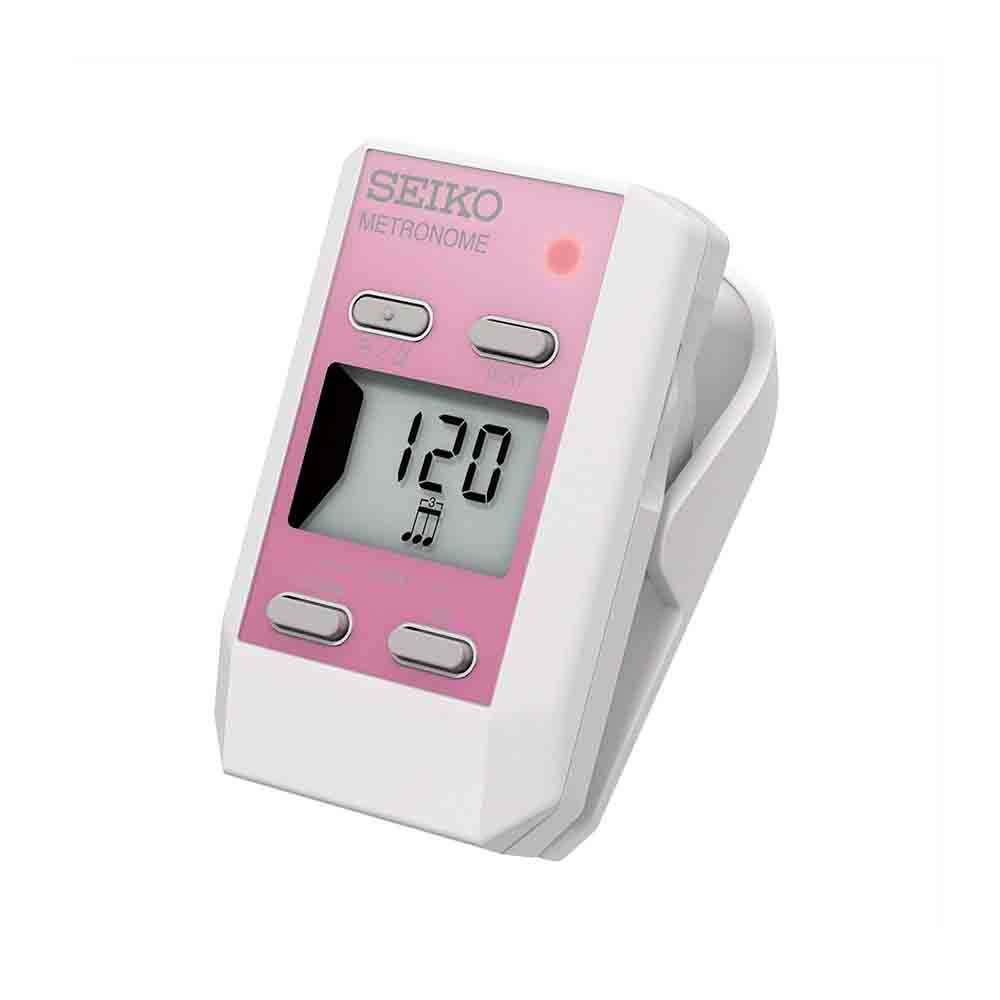 SEIKO DM51P 夾式數位節拍器 粉紅