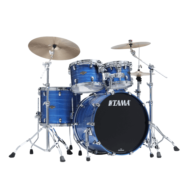 TAMA Starclassic Walnut/Birch Lacquer Ocean Blue Ripple 鼓組 (3pcs、4pcs、5pcs)
