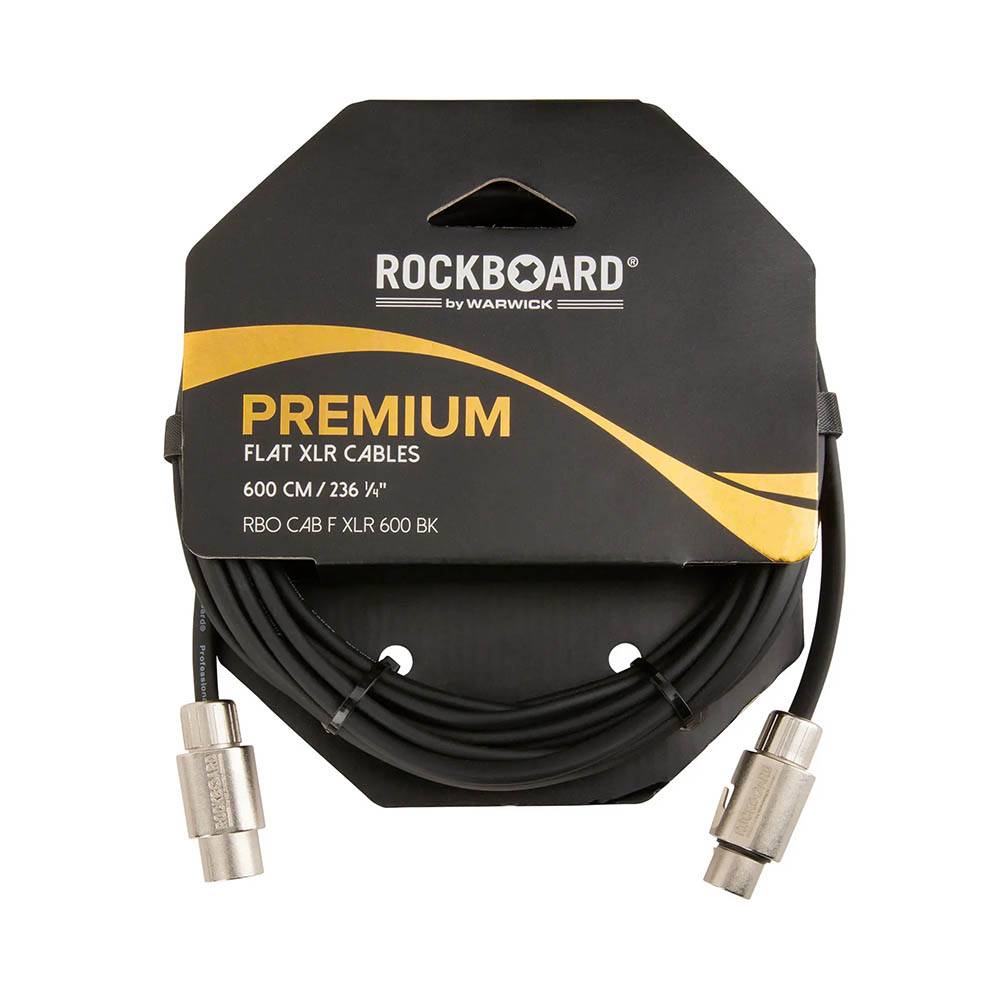 RockBoard Flat XLR Cable 600cm 麥克風線