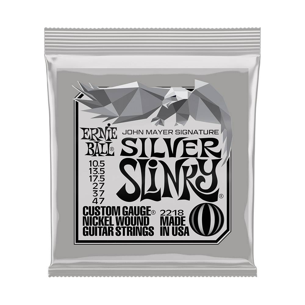Ernie Ball John Mayer Silver Slinky Signature Electric Guitar Strings 2218 電吉他套弦 10.5-47