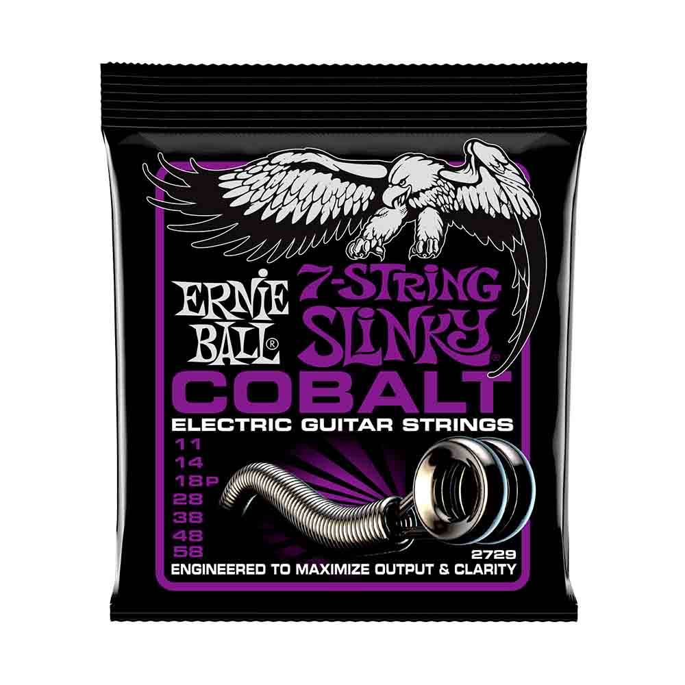Ernie Ball Power Slinky Cobalt 2729 高出力鈷弦 電吉他七弦套弦 11-58