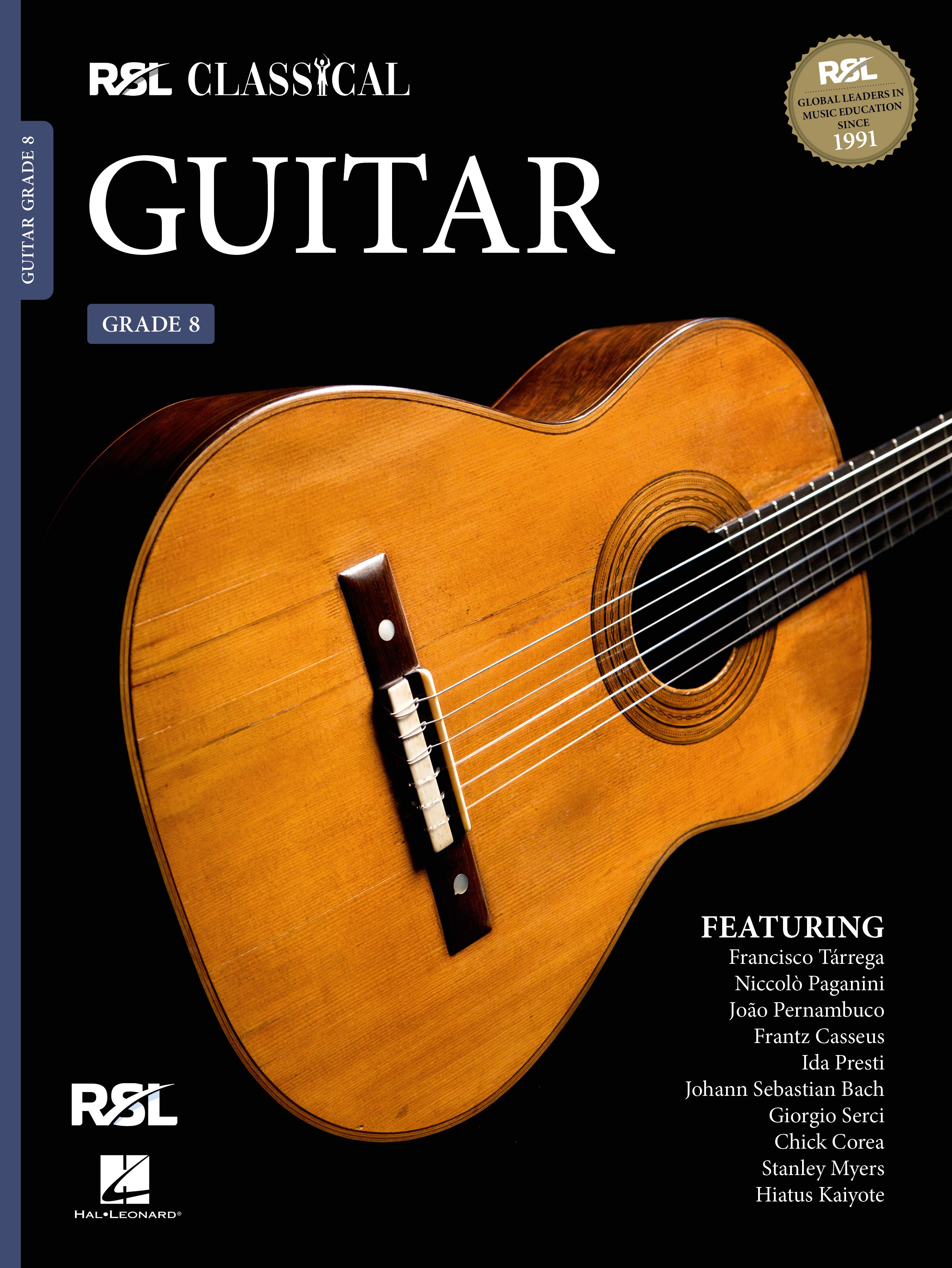 RSL CLASSICAL GUITAR GRADE 8 2022 古典吉他檢定參考歌本 RSK200174 RSL CLASSICAL GUITAR GRADE 8 2022 古典吉他檢定參考歌本 RSK200174