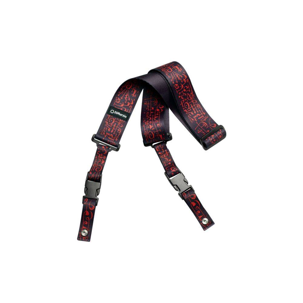 Dimarzio Steve Vai ClipLock Art Guitar Strap - Black Dimarzio Steve Vai ClipLock Art Guitar Strap - Black