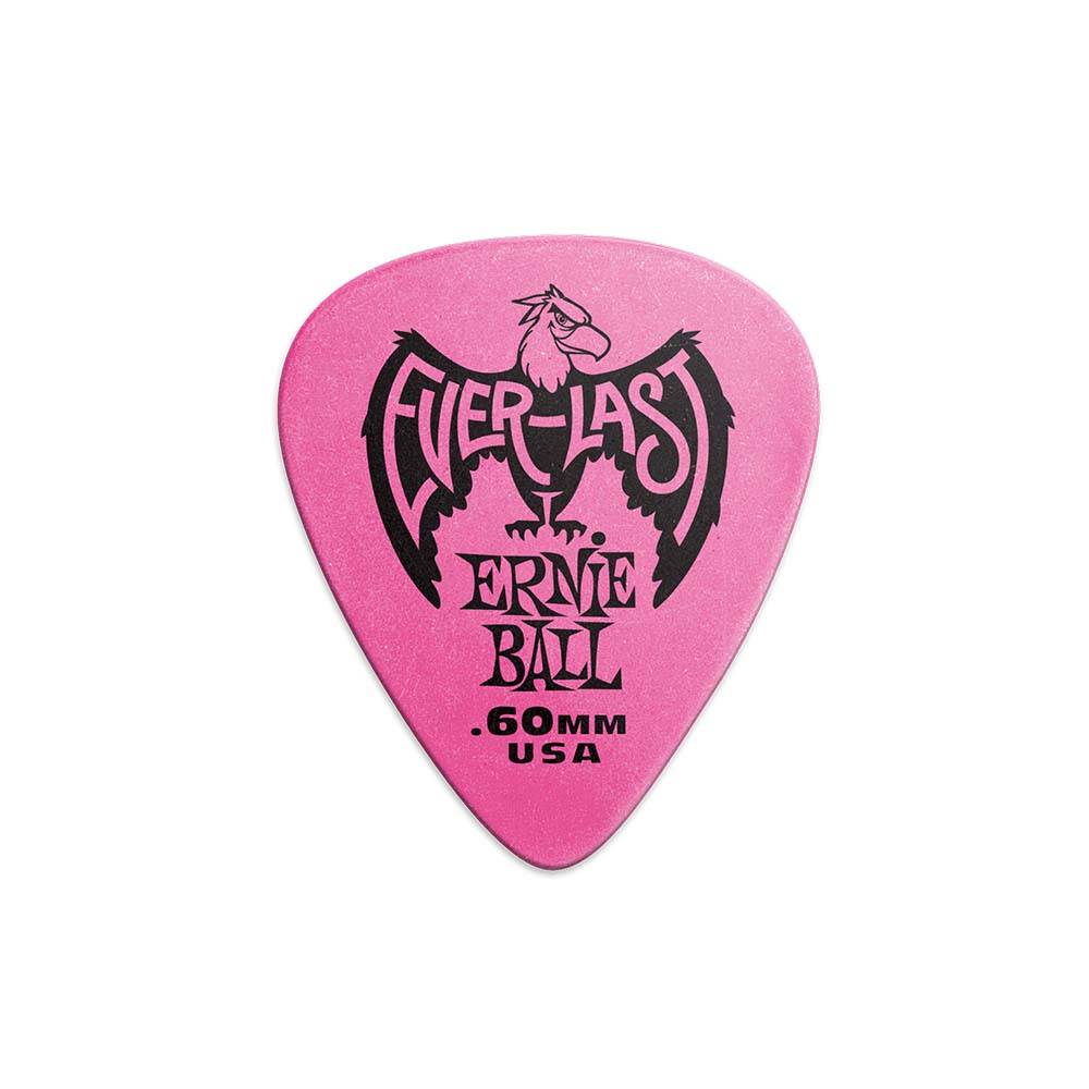 Ernie Ball Everlast Picks Pink 0.60mm 9179 匹克 (12片裝)