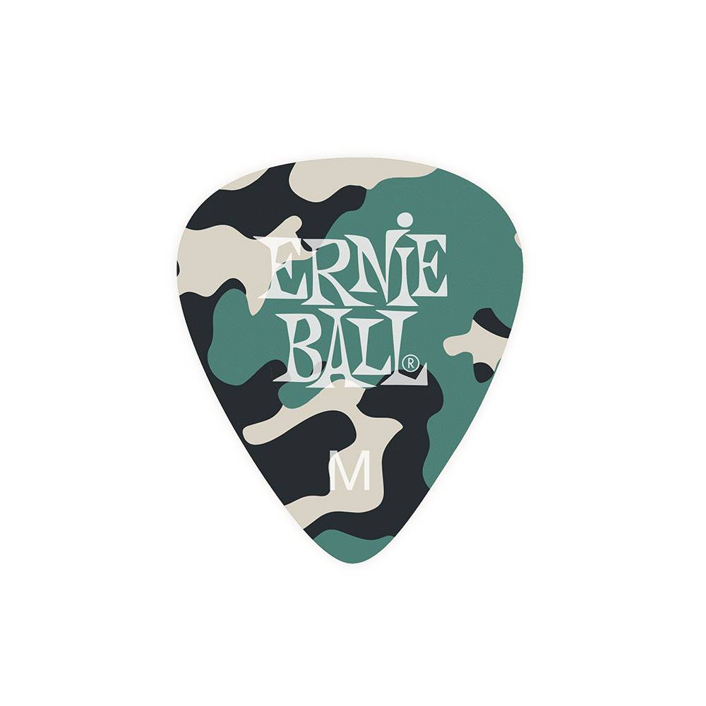 Ernie Ball Camouflage Cellulose Medium 9222 匹克 (12片裝)