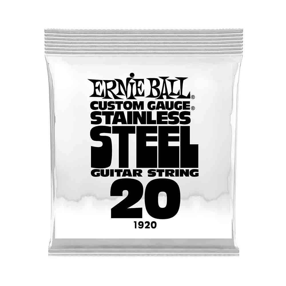 Ernie Ball Stainless Steel Wound 1920 不鏽鋼纏繞 電吉他零弦 (單入裝) 20