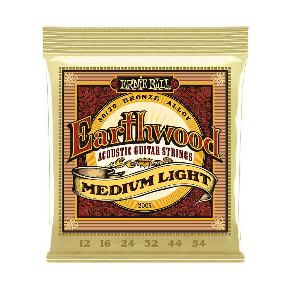 Ernie Ball Earthwood Medium Light 80/20 Bronze 2003 經典純粹 民謠吉他套弦12-54
