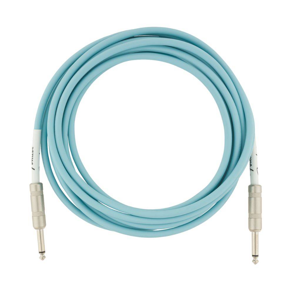 Fender Original Series Instrument Cables - Daphne Blue 吉他導線 (10ft/15ft/18.6ft)