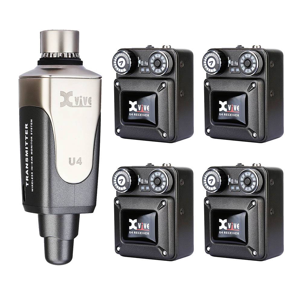 Xvive U4R4 Wireless IEM System 入耳式無線監聽傳輸介面
