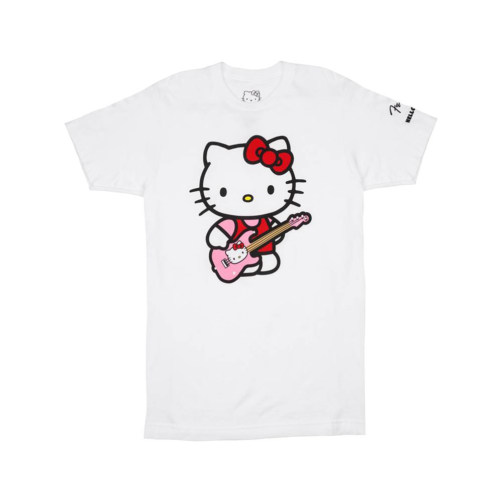 Fender x Hello Kitty White Sleeve Hit Logo Tee 聯名款T恤 (S/M/L/XL)