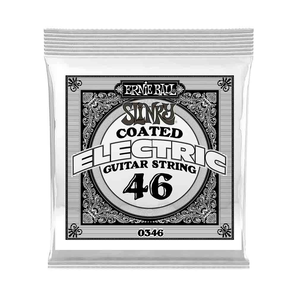 Ernie Ball Slinky Coated Nickel Wound 0346 超薄膜鍍鎳 電吉他零弦 (單入裝) 46