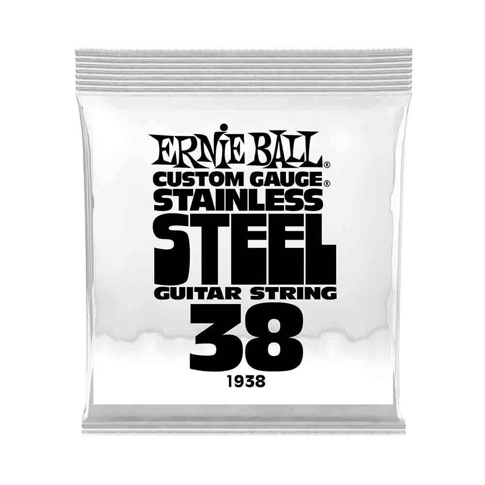 Ernie Ball Stainless Steel Wound 1938 不鏽鋼纏繞 電吉他零弦 (單入裝) 38